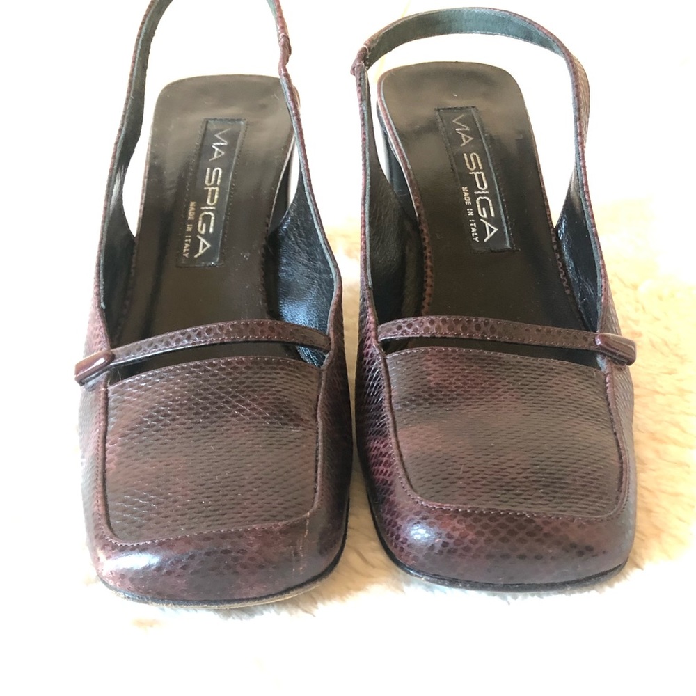 Via Spiga leather heels sz 7